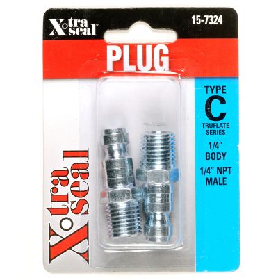 1/4" TRUFLATE "C" PLUG, MPT
