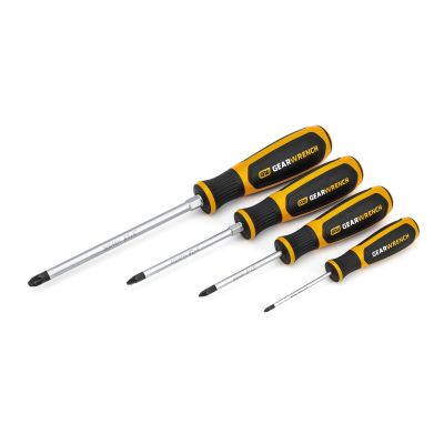 4 Pc. Pozidriv? Dual Material Screwdriver Set
