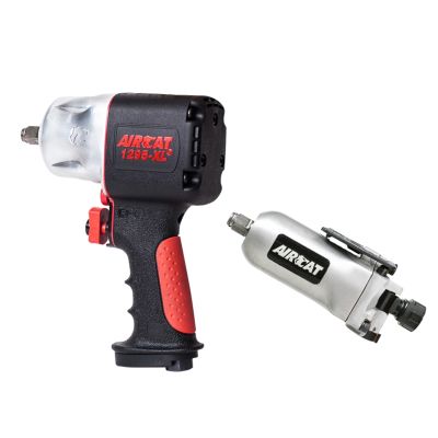 AIRCAT 1/2 in. Compact Composite Impact (ACA1295-Xl) with FREE Mini 3/8 in. Butterfly Impact Wrench (ACA1320)
