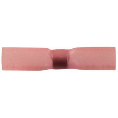 22-18 Red SS Heat Shrink Butt Connector - 5 Piece