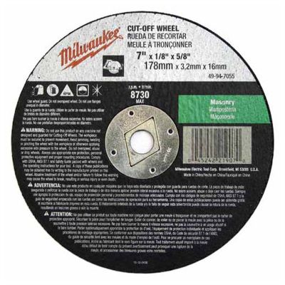 7" x 1/8" x 5/8" Cut-Off Wheel (Type 1)