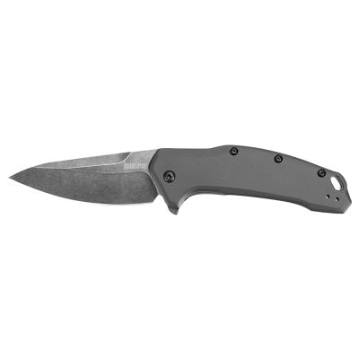 Kershaw Link Gray Aluminum BlackWash Knife