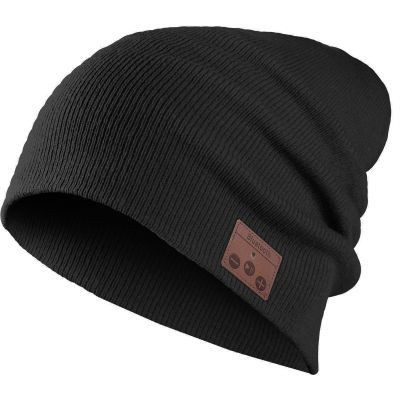 Bluetooth Knit Beanie, Black