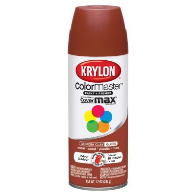 Krylon Colormaster Paint; Georgia Clay; 12 oz. Aerosol