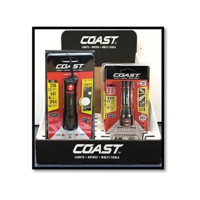 LED Flashlight Counter Display