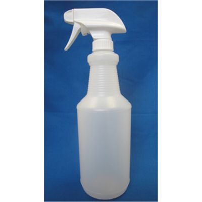 32 oz. Transparent Bottle and Trigger Sprayer Kit