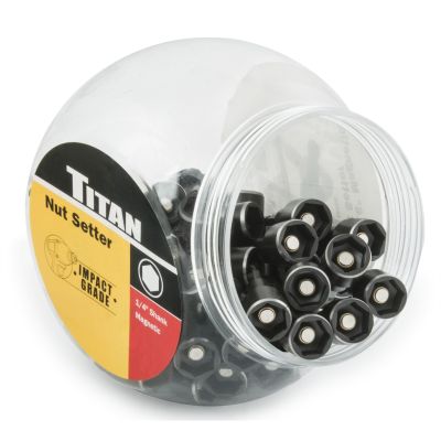 Titan 50-Piece 9/16 in. 65 mm Magnetic Nut Setter