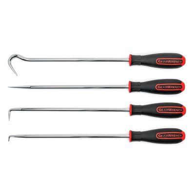 GEARWRENCH 4-Piece Heavy-Duty Long Hook & Pick Set