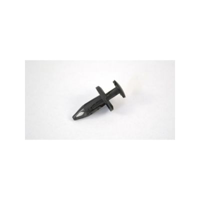Black Nylon Wheel Opening Molding Push-Type Retainer; Head Diameter 19/32" (25/Bag)