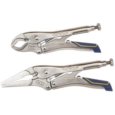 IRWIN VISE-GRIP Locking Pliers (7-Inch) & Linesman Pliers (9-Inch) Combo (IRHT82589)