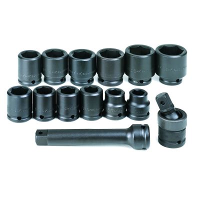 14 pc. 3/4" Drive 6-Point Std Fract SAE Impact Socket Set