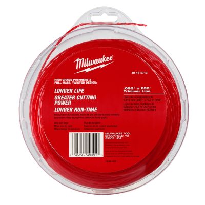Milwaukee .095 in. x 250 ft. Brush Grass Landscaping Trimmer Line
