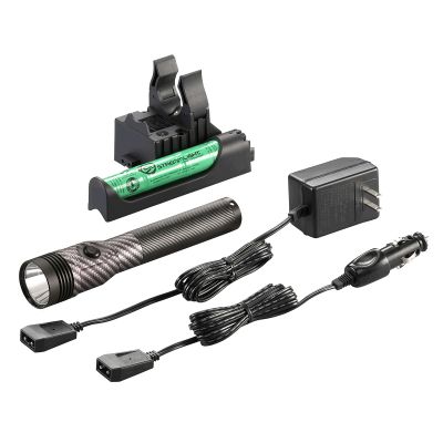 Stinger LED HL 120V/AC DC Piggyback, Carbon Fiber, 800 Lumens