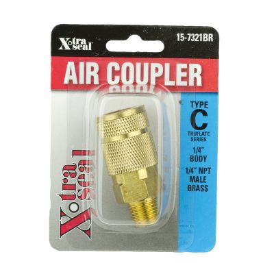 1/4" TRUFLATE "C" COUPLER, MPT
