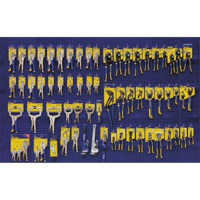 126-Piece Complete Vise Grip Locking & Traditional Pliers Merchandiser