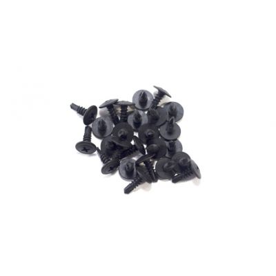 Phillips Oval Washer Head Black Phosphate Finish Wheel (Bag 100)