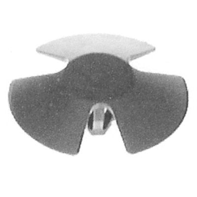 Hood Insulation Retainers, Black Nylon, Size: 1/4" (6.4mm), Stem: 12mm, Head: 30mm, Qty: 100