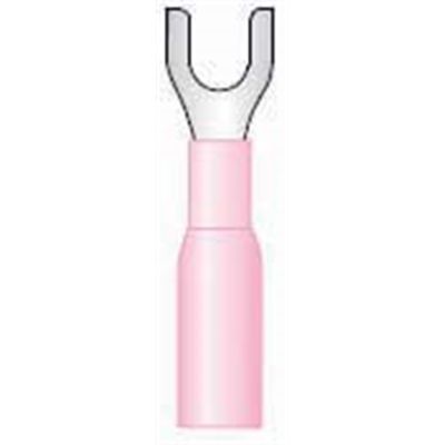 #8 Heat Shrink Red Spade Brazed (22-18) (100/Bag)
