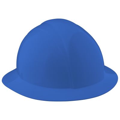 Lightweight Full Brim Blue Hard Hat