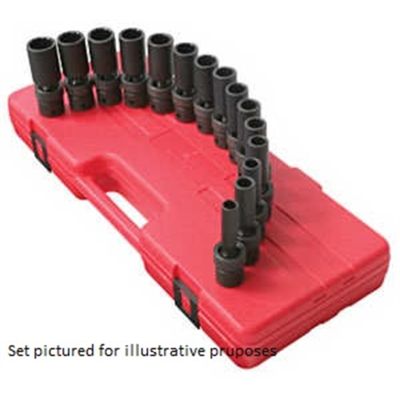 3/8" Dr.  9/16" Semi-Deep Impact Socket