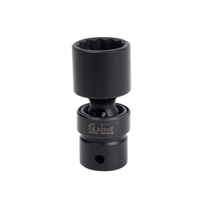 1/2" Dr. 1" 12 Point Universal Impact Socket