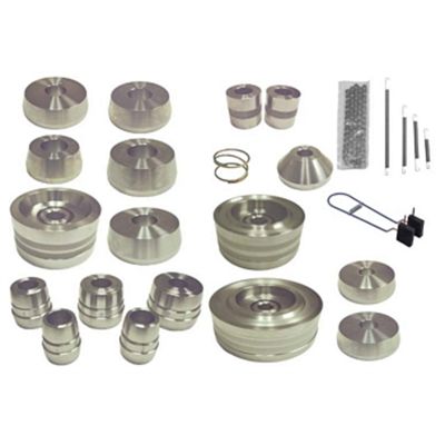 18-pc Brake Lathe Adapter, Gold Adapter Set