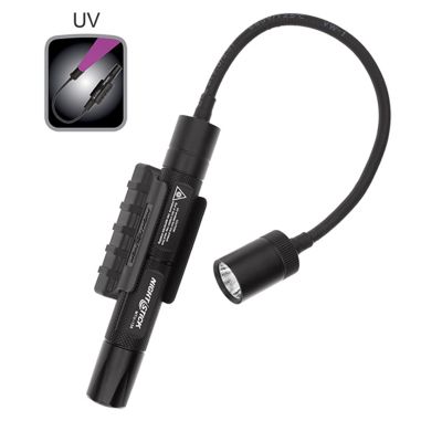 Bayco Mini-TAC Gooseneck UV - Black - 2 AA