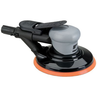 Dynabrade 6 in. Silver Supreme Central Vac Orbital Sander - 3/32 in. Diameter Orbit