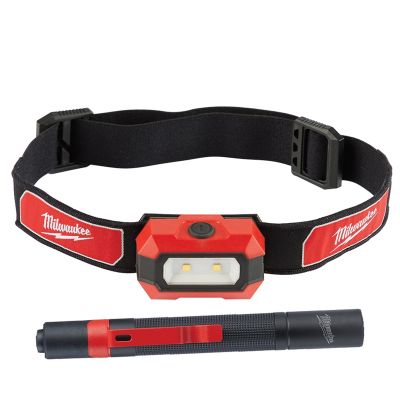 Milwaukee 2PC Alkaline Lighting Auto Kit