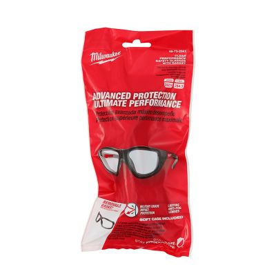 Clear Hi-Performance Safety Glasses w/ Gasket