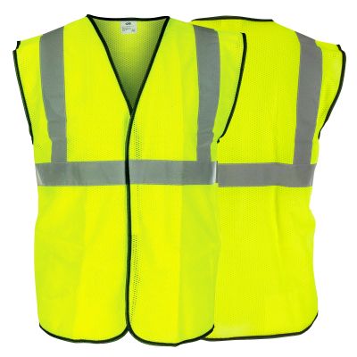 Hi-Viz Yellow Safety Vest, Class-2 Type-R, XL