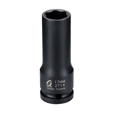1/2" Drive 17 mm Extension Thin Wall Mercedes-Benz Lug Impact Socket