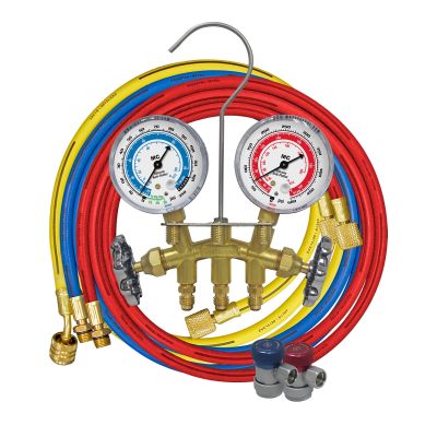 R134a Brass-Manl Coupler-w/72"