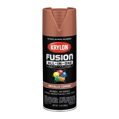 Krylon Fusion All-In-One Paint + Primer, Metallic Copper