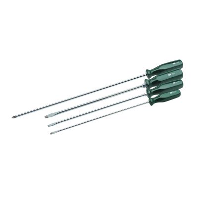4 pc. SureGrip Extra Long Reach Screwdriver Set