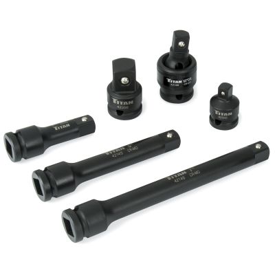 Titan 6-Piece 1/2 in. Drive Impact Socket Accessory Set