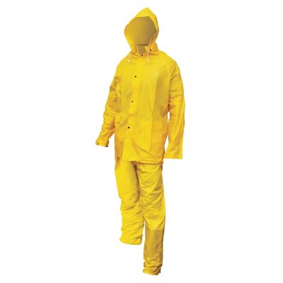 Lightweight PVC Rain Suit, XL