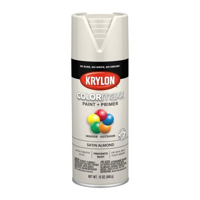 Krylon COLORmaxx Paint + Primer, Satin Almond