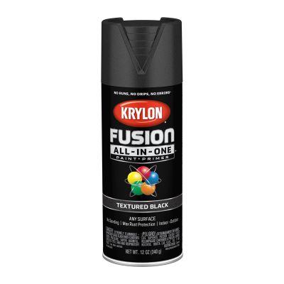 Krylon Fusion All-In-One Paint + Primer, Textured Black
