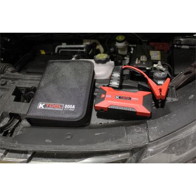 Compact Jump Starter 800 amp, 12-volt, 12,000mAh