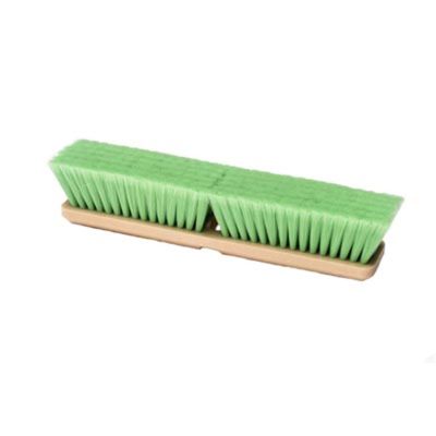 Wash Brush Head Only, 10" Wide, with Two Acme Threaded Holes, Soft Flagged Polyester Bristles