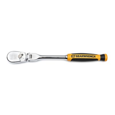 GEARWRENCH 1/4 in. Drive 90-Tooth Cushion Grip Flex Teardrop Ratchet