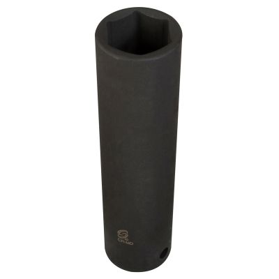 1/2" Drive 6 Point Extra Deep Impact Socket, 18mm