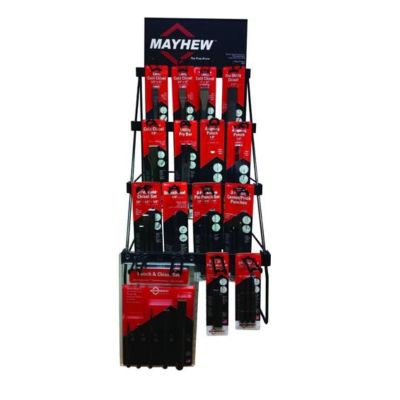 30-Piece Total (2-Pc. Each Model) Punch & Chisel Display; 12" Tall Display