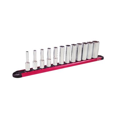 12-Piece 1/4" Dr SAE Deep Spline Socket Set