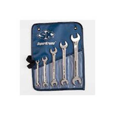 WRENCH SET OPEN END 5PC SAE HI POLISH