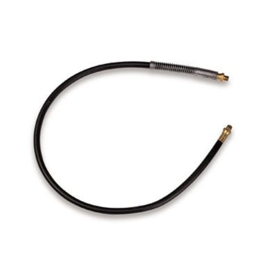36" rubber grease hose, spring guard