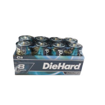 Batteries 8 Pack Diehard C Alkaline
