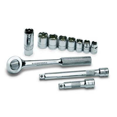 11 pc. 3/8" Drive 6-Point Std Fract SAE Socket Set