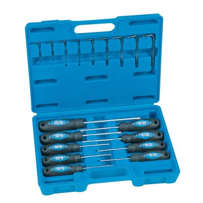 18 Pc. Tamper-Proof Star Screwdriver & Key Set